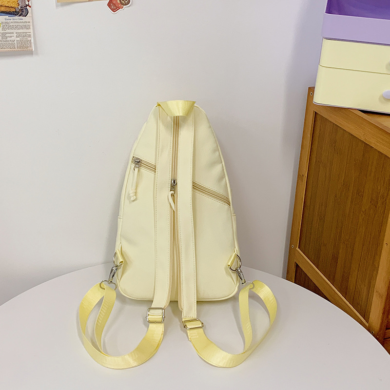 Casual sports simple single-shoulder bag, outdoor cycling large capacity crossbody bag, pain bag, forest-style cute and versatile backpack Specification drawing