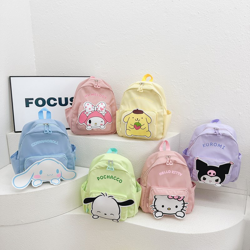 Kindergarten schoolbag for boys, cartoon ultra-light, children's small backpack for going out, fashionable travel bag for little girls, cute backpack full figure