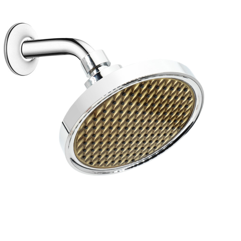 6-inch round shower head for foreign trade, pressurized shower head for bathhouse, hotel, bathroom, single-function shower head Item Picture