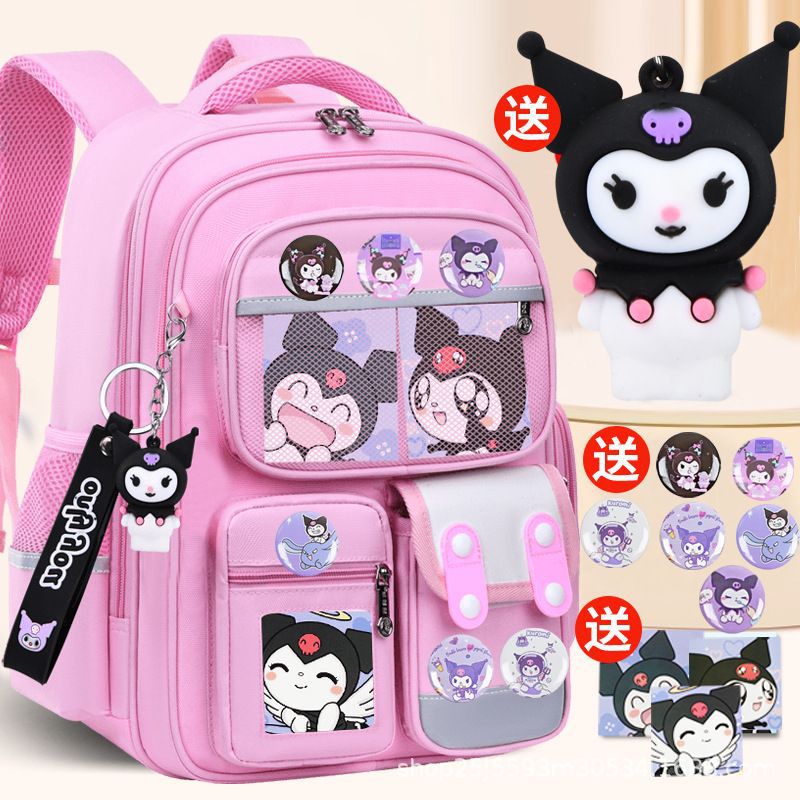 New Kulomi primary school bag for girls, lightweight, reducing burden, protecting spine, large capacity 1-3-6 children 's backpack details Picture