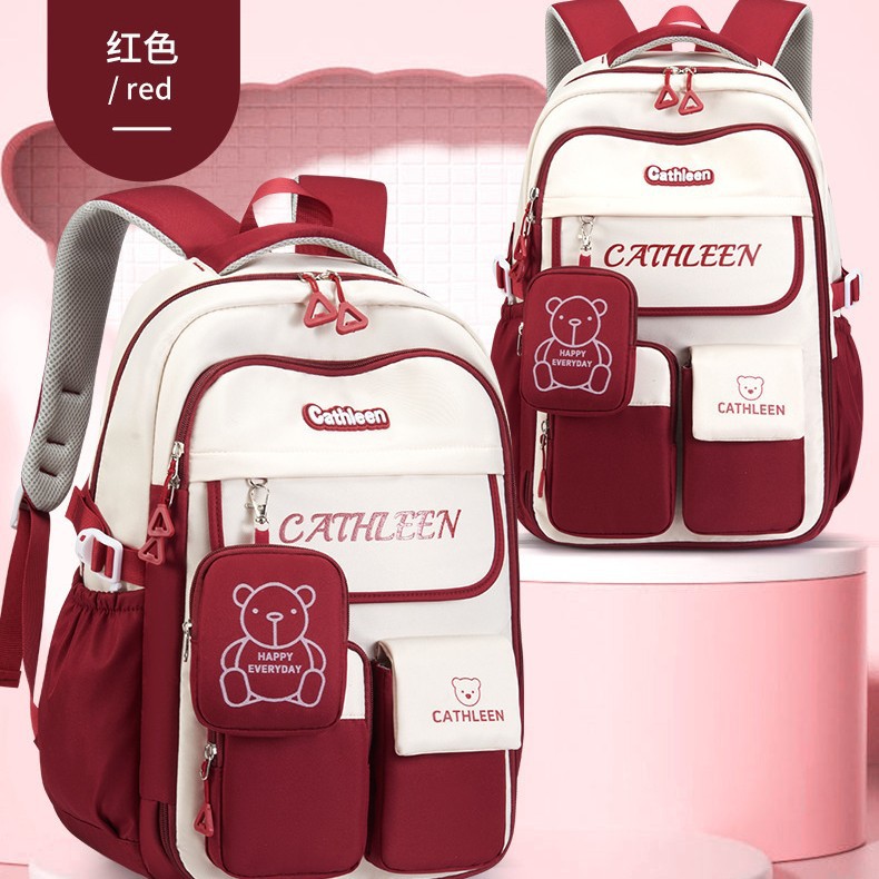 New primary school schoolbag for girls 1-3-6 grade light and cute for girls junior high school outdoor spring outing backpack Application Scenario