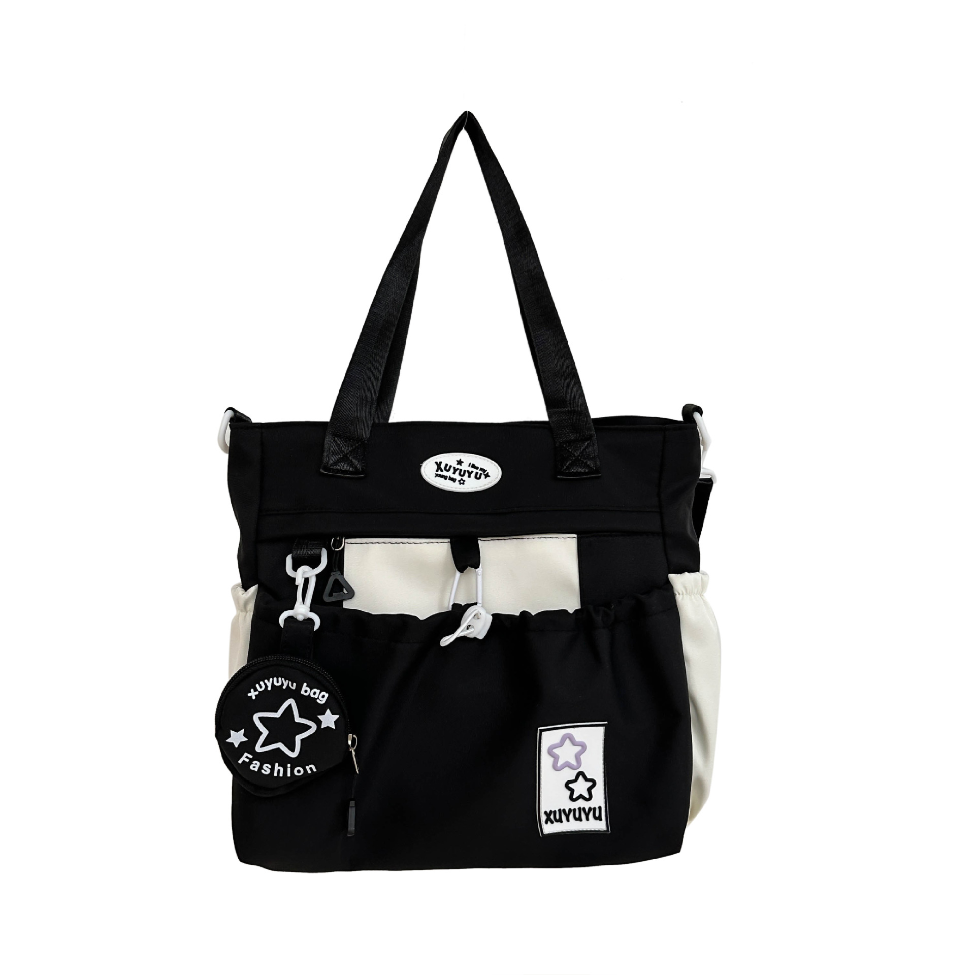 High appearance level ins forest-themed crossbody bag, sweet color contrast new primary school after-school tutoring handbag, lightweight and versatile backpack Item Picture