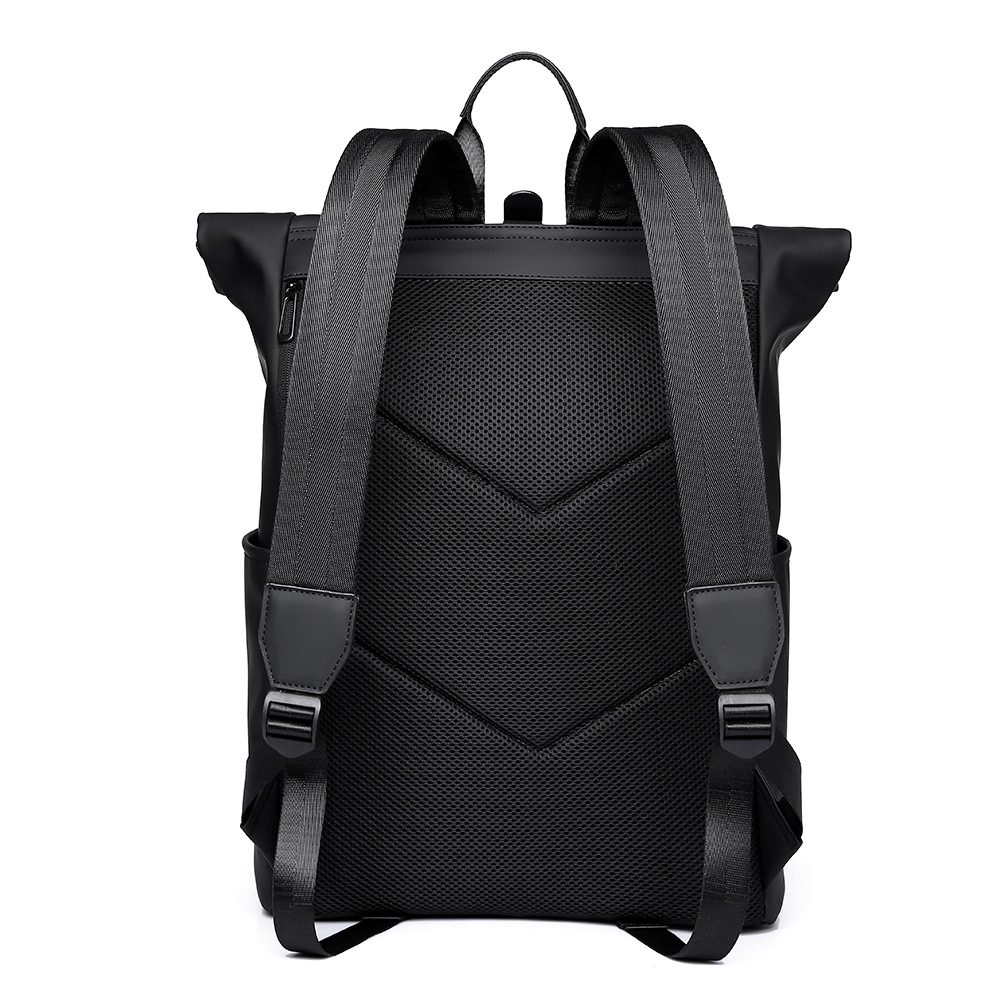 New style backpacks for outdoor leisure, men's commuting to work, computer bags, travel bags, trendy rolled-up travel backpacks Application Scenario