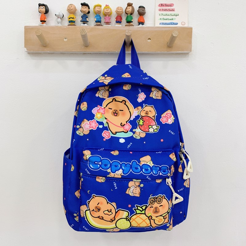 The 2025 new cartoon cute, high-appearance-level, large-capacity schoolbag for students transitioning from primary to junior high school, which reduces the burden and protects the spine, is a fashionable backpack Specification drawing