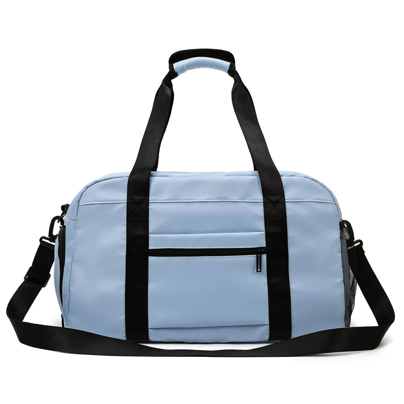 Large-capacity portable short-distance travel bag, fashionable and lightweight swimming bag for women, waterproof fitness bag, and travel luggage bag for going out Specification drawing