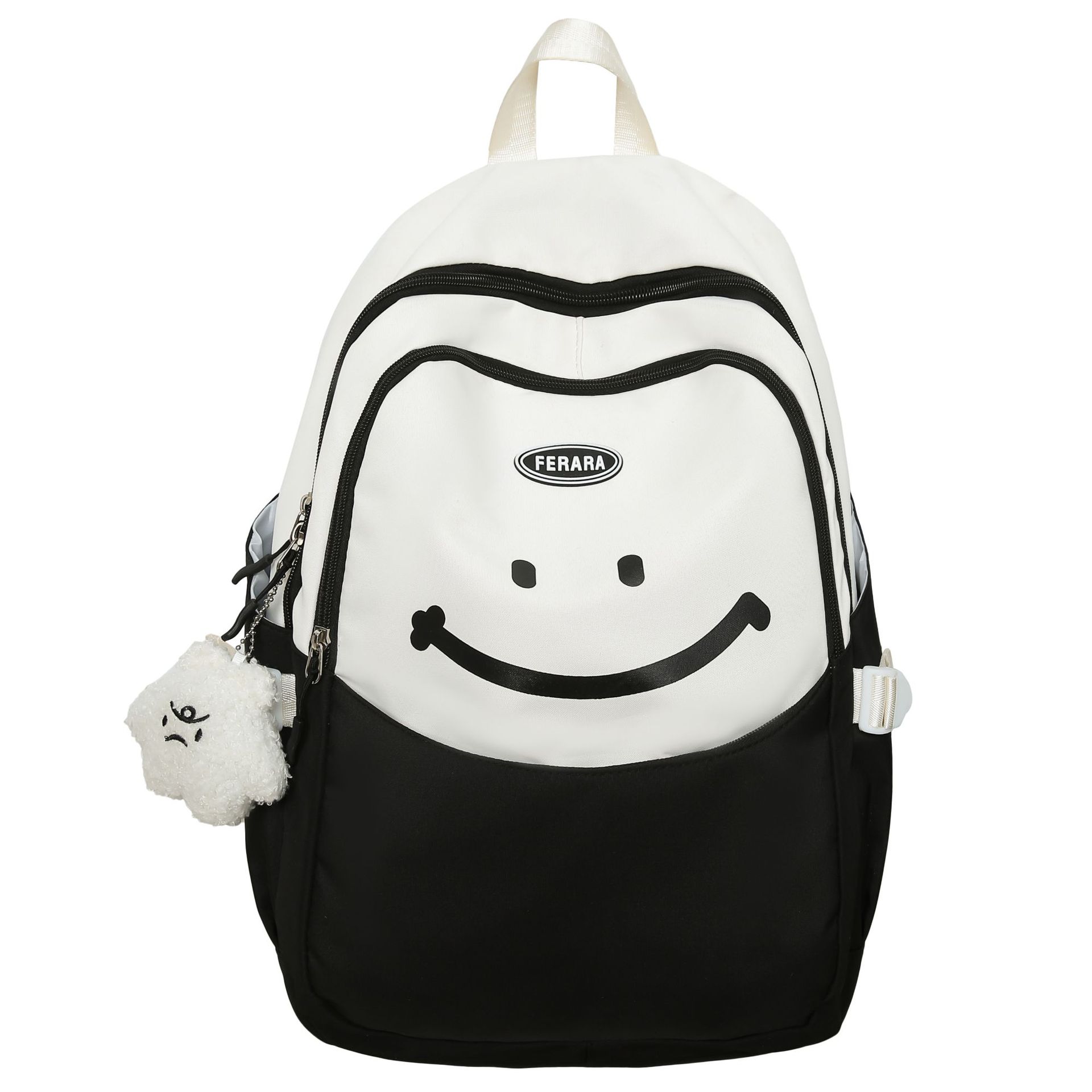 High-appearance-level large-capacity junior high school girls' color-blocking schoolbag 2024 New Korean-style lightweight design student backpack Item Picture