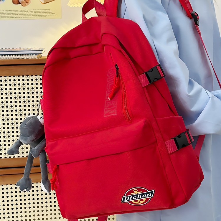 This is a fashionable ins-style solid-color backpack with a high level of appearance. It is a casual and lightweight backpack for primary and secondary school students, suitable for both men and women Specification drawing