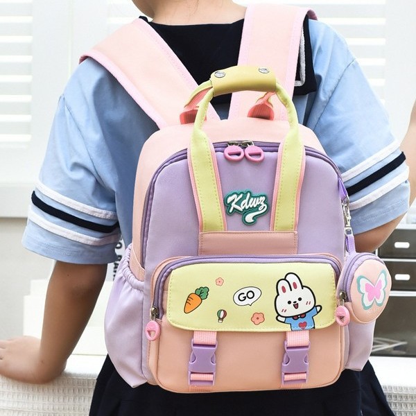 New high-appearance-level, fresh, sweet and cute girl anime cartoon mini backpack for grades 1-3 lightweight backpacks full figure