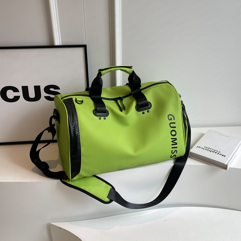 New large-capacity travel bag with shoe compartment, hand-held dry and wet separation fitness bag, short-distance travel bag and travel luggage bag details Picture