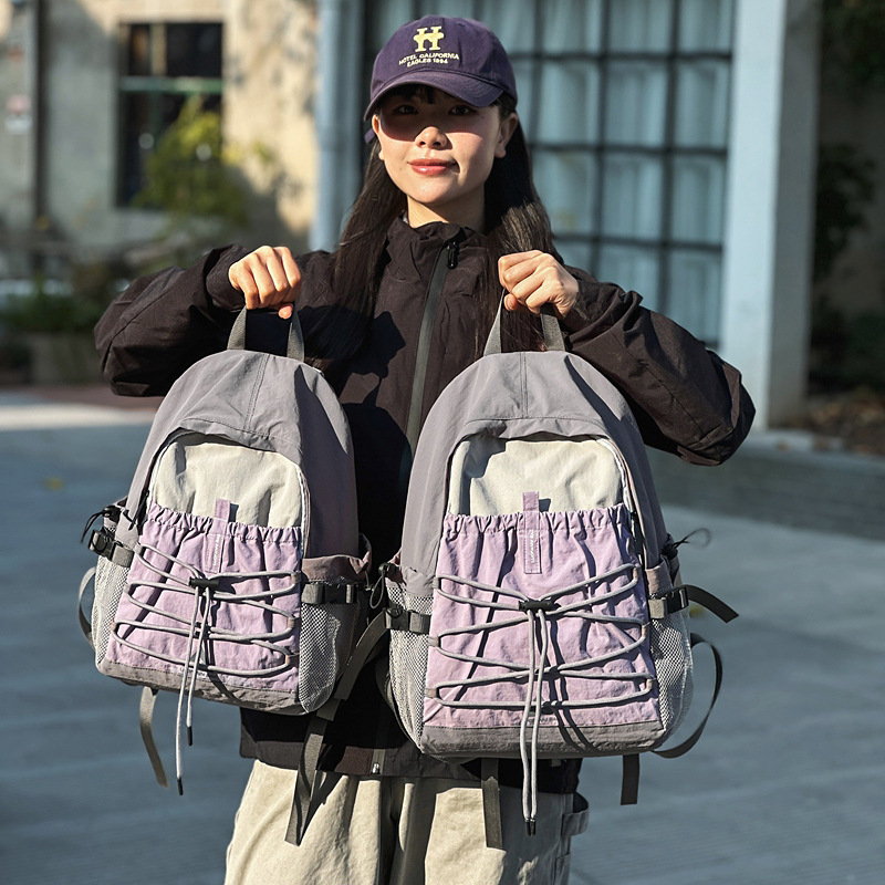 Travel outdoor backpacks for women, lightweight mountain climbing, large-capacity fitness backpacks, hiking sports schoolbags for students Specification drawing