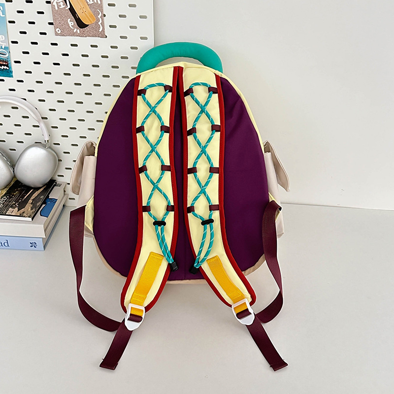 A cute Japanese-style schoolgirl backpack with a high dopamine content, a large-capacity portable travel backpack for primary school students Specification drawing