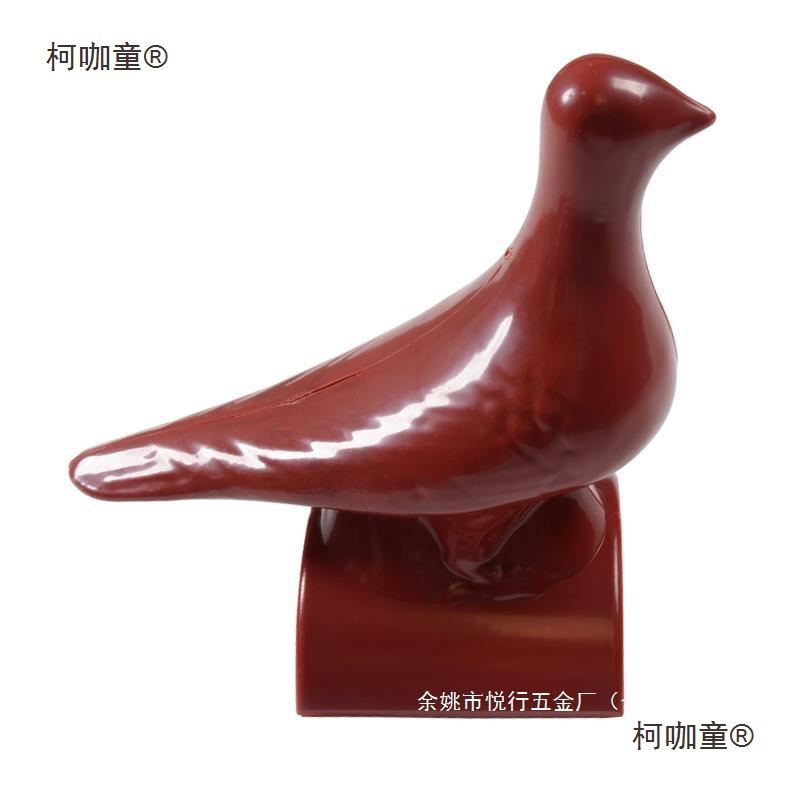 Resin tile accessories, pigeon slope roof decoration, doves of peace, Chinese-style door header, color steel ridge tiles for beautification, plastic Mattai Bao Application Scenario