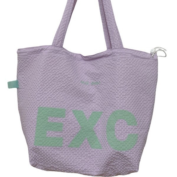 Korean-style artistic and simple drawstring solid color letter-shaped tote bag for women's casual, simple and lightweight commuting with large capacity crossbody Item Picture