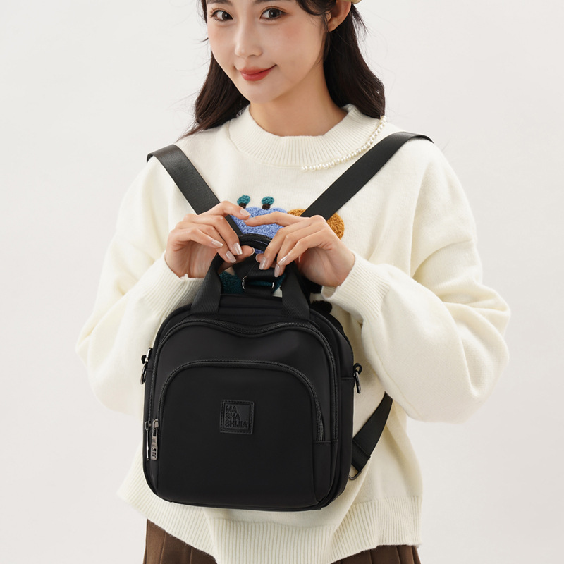 2024 New stylish and versatile crossbody bag, women's water-resistant casual handbag, multi-purpose in one bag, large capacity small backpack details Picture