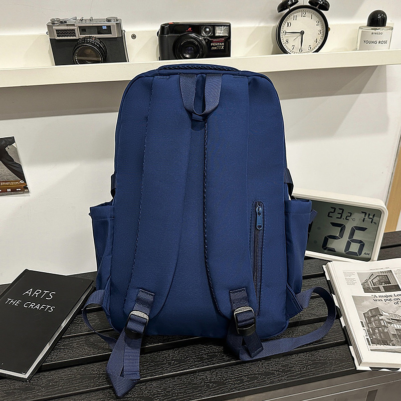 Outdoor hiking bags, lightweight travel backpacks for girls, schoolbags for junior and senior high school students, large-capacity couple computer backpacks for boys Specification drawing
