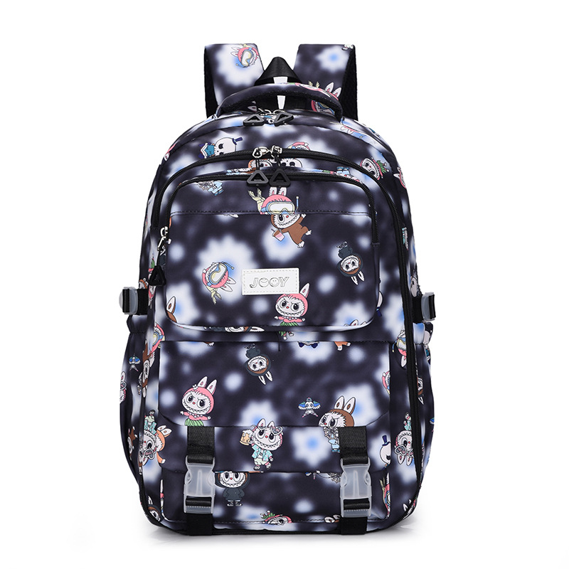 Fashionable cartoon-printed schoolbag for primary school students, cute for girls, large-capacity, lightweight and durable backpack for grades 3 to 6 details Picture