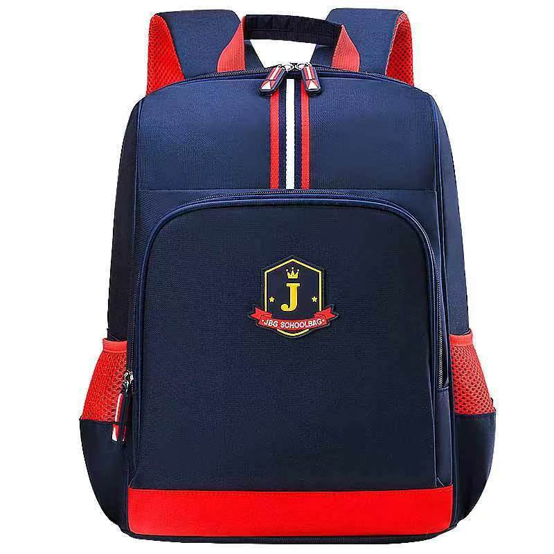 Classic children 's casual large capacity 1-3-6 grade boys' and girls' backpack lightweight British primary school bag Item Picture