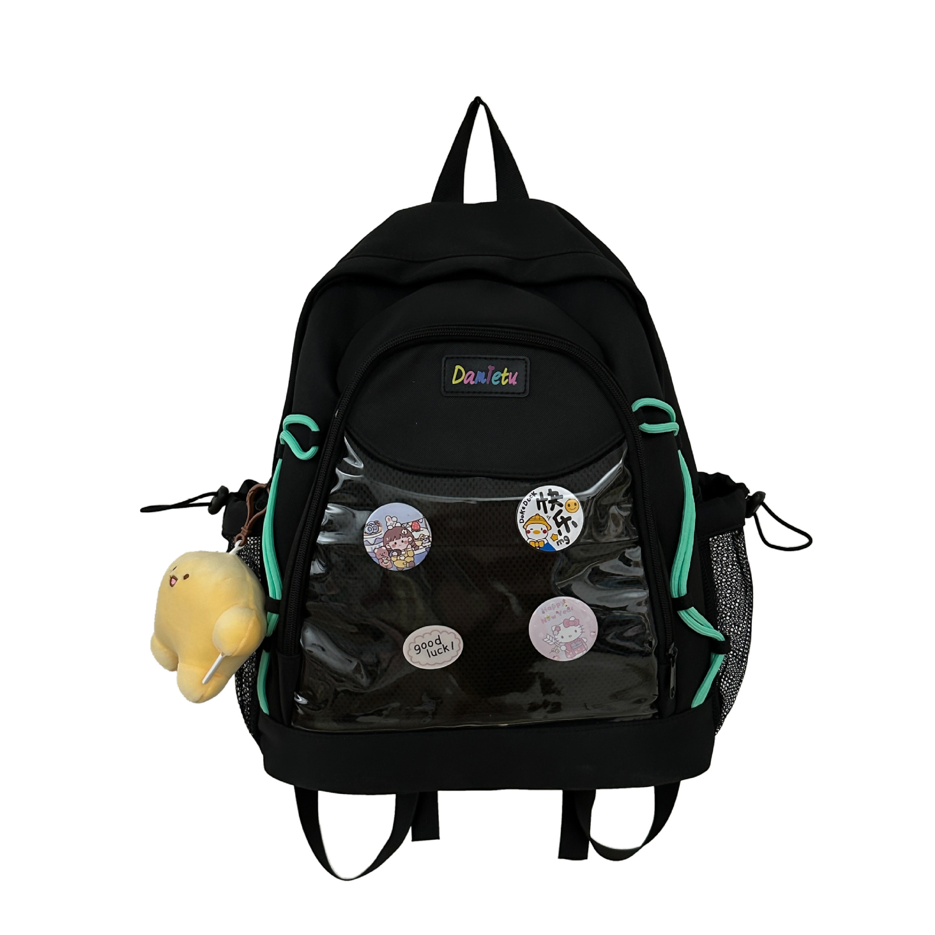 The girl's high appearance level dopamine Japanese-style cute mini pain bag, the girl's fresh and light travel backpack Item Picture