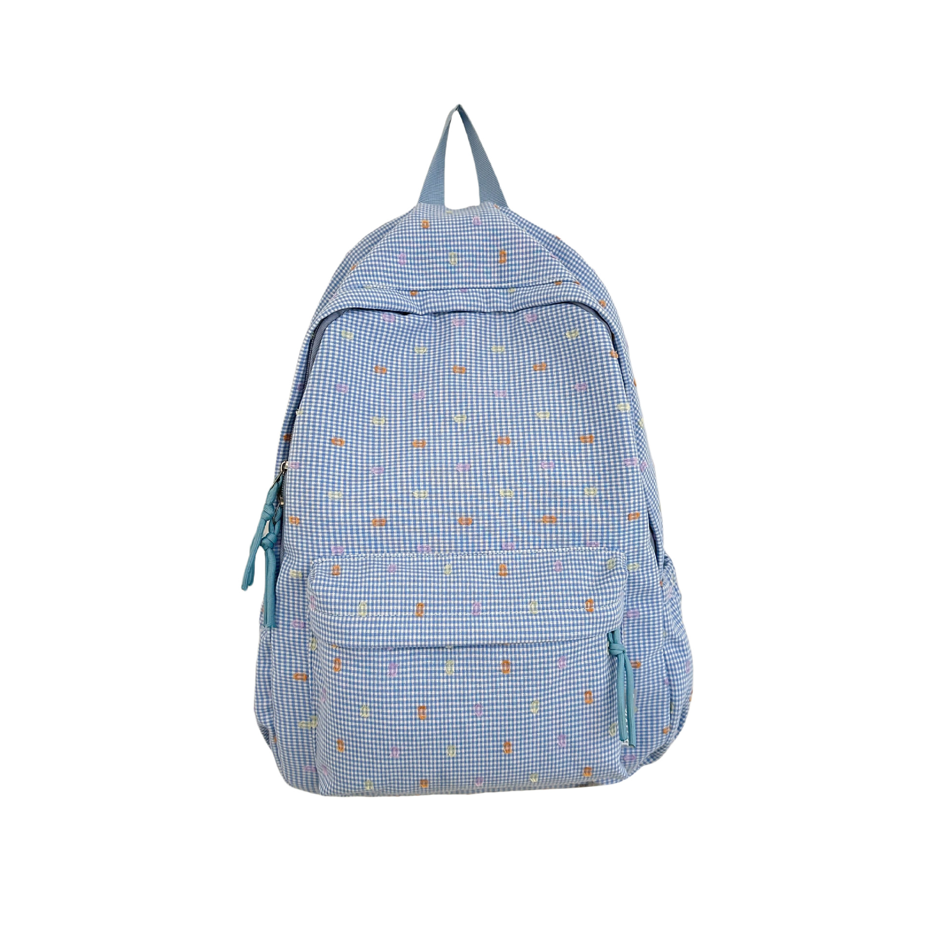 Fresh and light printed schoolbag for girls, high school and college students, forest-themed backpack for girls, Harajuku travel backpack for girls Item Picture