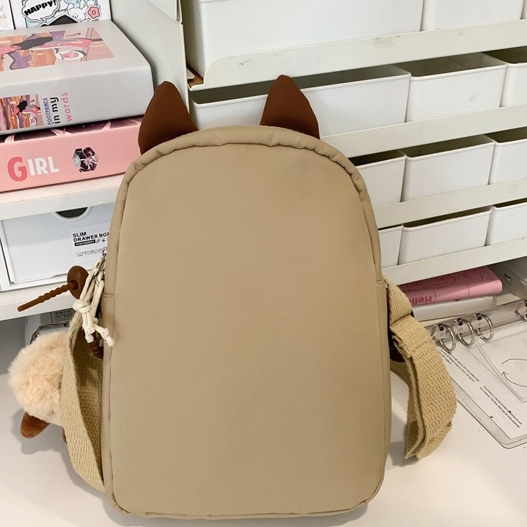 Small bag, cute and funny student shoulder bag, Japanese-style Instagram cute girl, versatile crossbody bag, mobile phone case Specification drawing