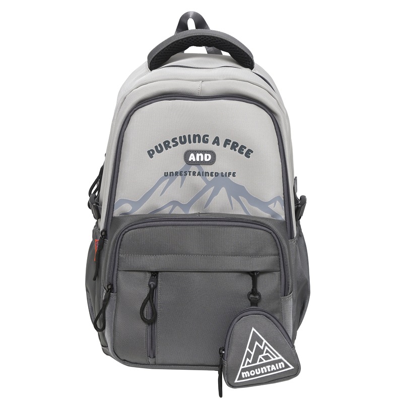 Trendy brand backpacks for men, 2025 new models, large-capacity travel backpacks for junior and senior high school students, and computer backpacks for female college students Item Picture