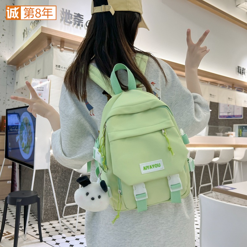 Children's spring outing small backpack, girls' small backpack, 2023 New style, girls' travel and student small schoolbag full figure