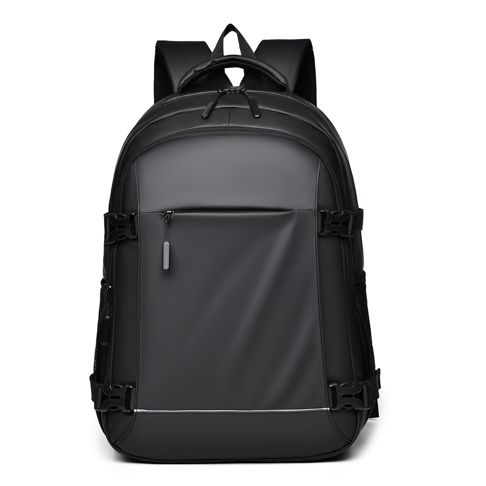 New backpack for men, large-capacity casual travel backpack, simple commuting computer backpack, schoolbag for men Item Picture