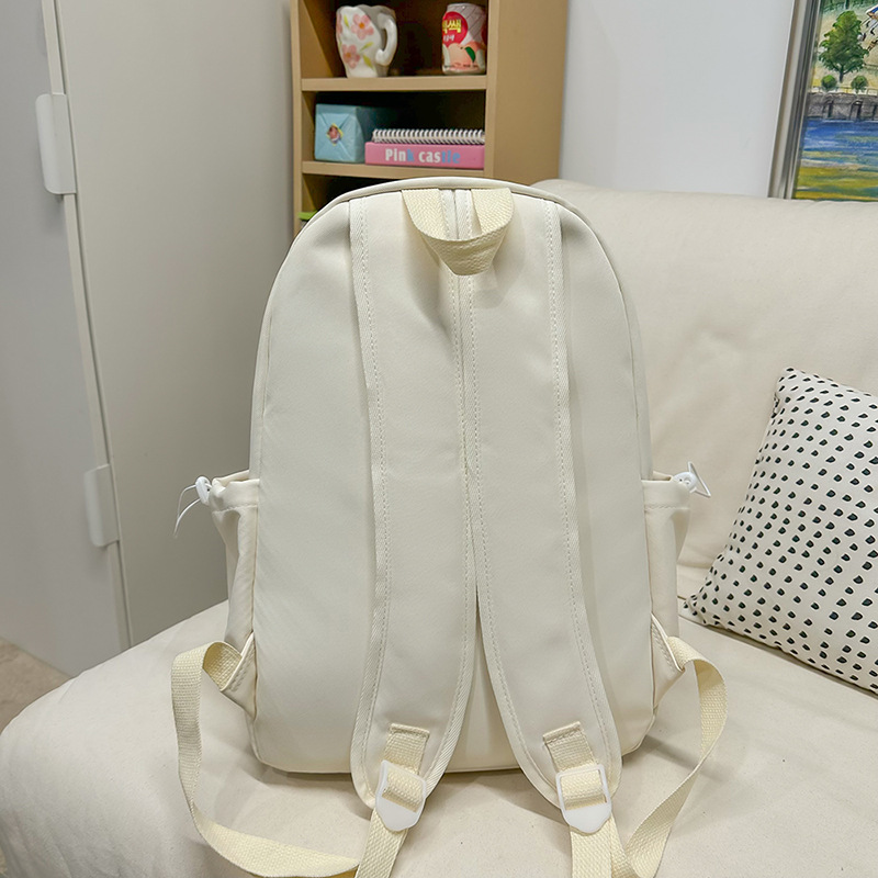 Versatile and sweet schoolbag for junior and senior high school students, detachable pain bag, large-capacity backpack, lightweight and fashionable spring outing backpack Specification drawing