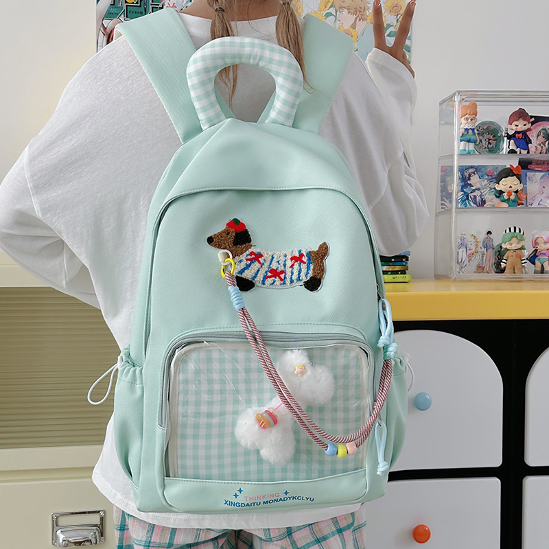 A new Japanese-style Instagram bag for high school and junior high school students, with a high level of appearance, fresh and sweet, candy-colored, smudy pain bag full figure