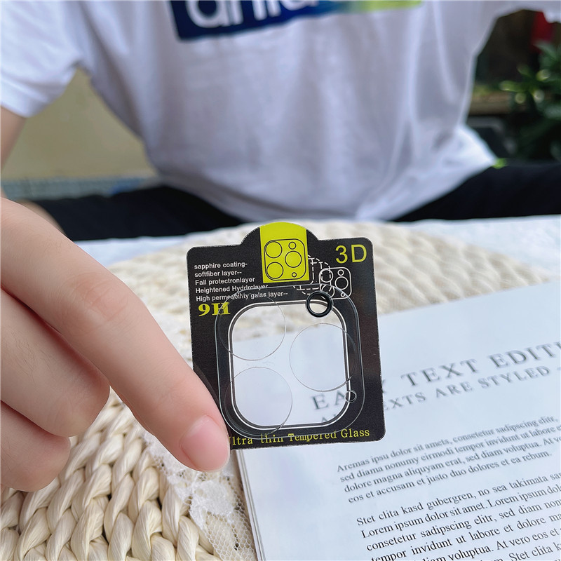 Applicable to iPhone13pro lens film 12 high-definition silk-screened mini scratch-resistant 11promax integrated protective glass Application Scenario