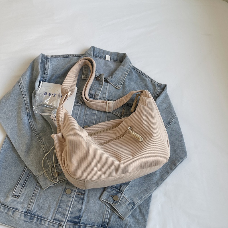 Fashionable large-capacity tote bag, niche design handbag, simple and versatile shoulder bag, crossbody bag for work and commuting, women Specification drawing