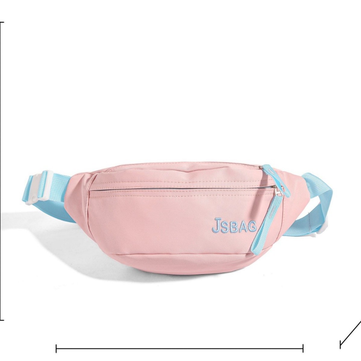 Japanese-style women's trendy chest bag, lightweight and sporty small crossbody bag, simple and versatile for girls, Korean-style travel mobile phone crossbody bag Item Picture