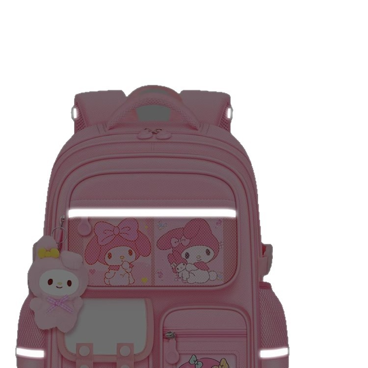 New lightweight backpack for boys, girls and boys in grades one, two, three to six, which supports the spine and reduces the burden Item Picture