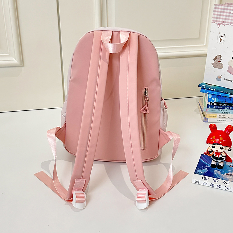 The new forest-themed, high-appearance-level, fresh, sweet and cute butterfly girl backpack is a mini backpack for traveling and shopping Specification drawing
