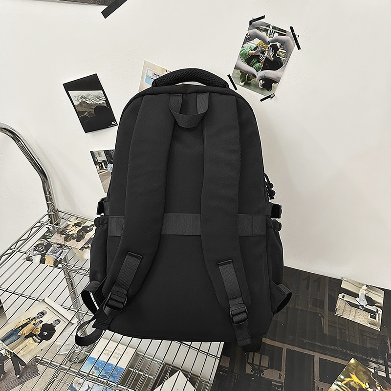 New foreign trade schoolbag for men, 2025 Korean version, ins, cool, multi-layered, sturdy and durable backpack for junior and senior high school students Specification drawing