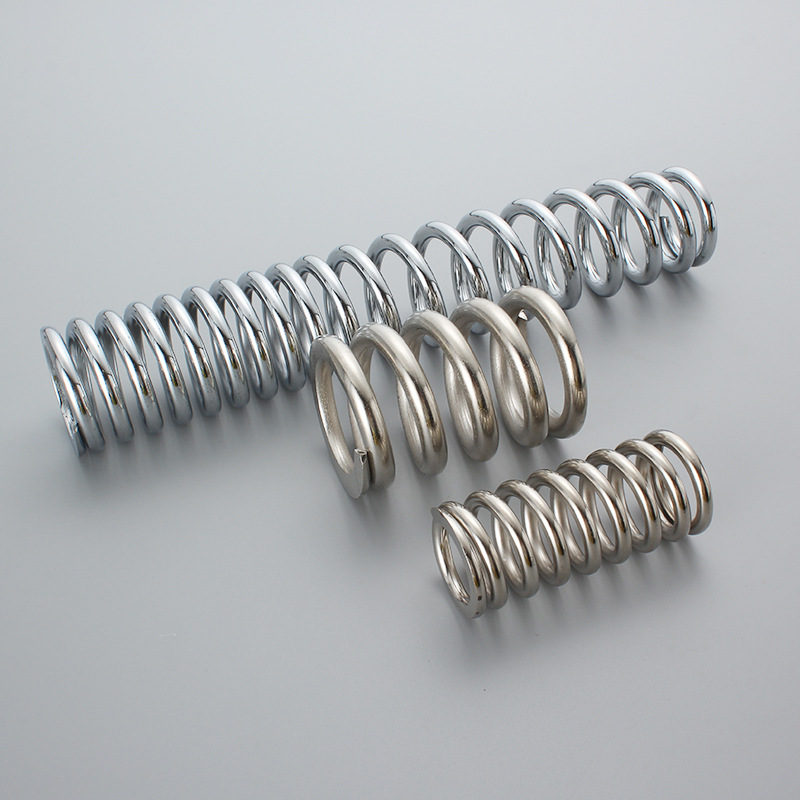 Yueqing large wire diameter vibrating screen compression spring cylindrical helical reset spring load-bearing shock absorption mold compression spring Specification drawing