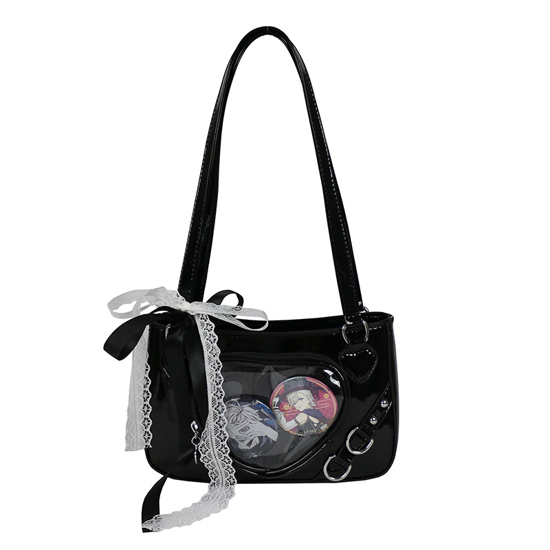 A new 2024 Japanese style versatile pain bag with high appearance standards, a sweet and cool girl single-shoulder armpit bag, and a 2D girl crossbody bag Item Picture