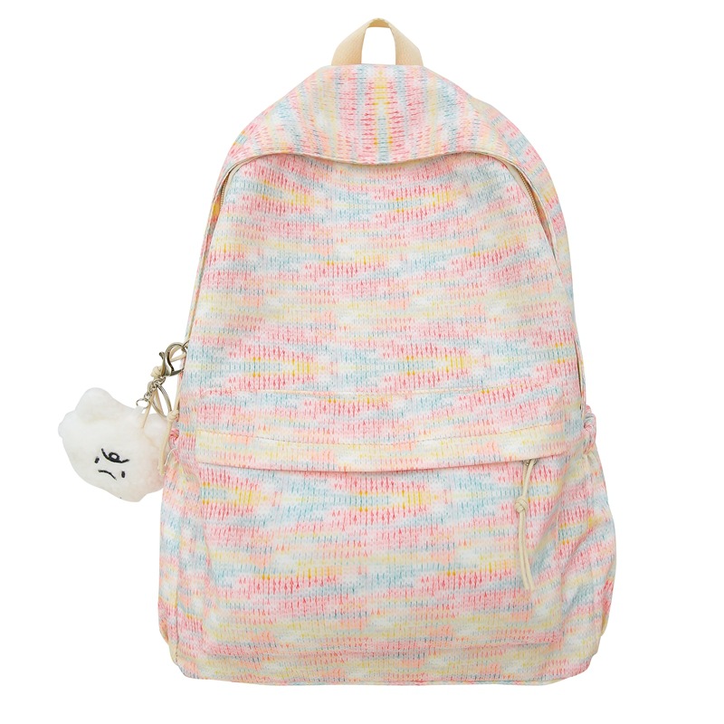 The 2025 new high-appearing-level InS-style dopamine college student backpack is a niche, versatile and lightweight travel backpack Item Picture