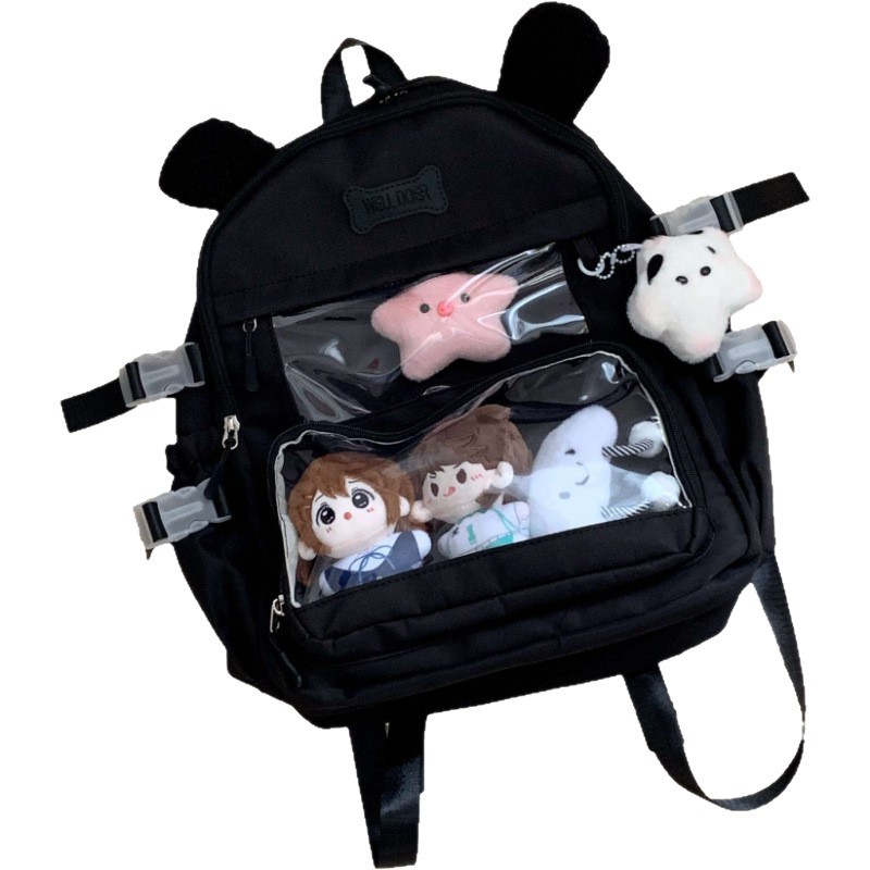 A new high-appearance-level Japanese-style 2D cute pain bag, a versatile large-capacity backpack for primary and secondary school students in grades 3 to 6 Item Picture