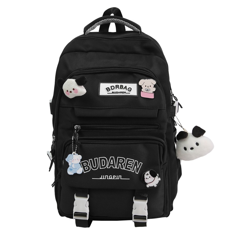 A new high-appeal, fresh and sweet tutorial bag from Korean Instagram, a lightweight travel backpack for junior and senior high school students with a large capacity Item Picture