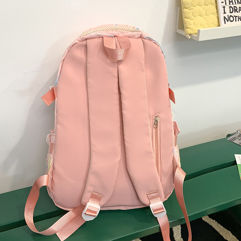 High-appearance-level schoolbag for girls, a large-capacity Korean-style forest-themed backpack for junior high school students, and a fashionable and lightweight backpack for high school and primary school students Specification drawing