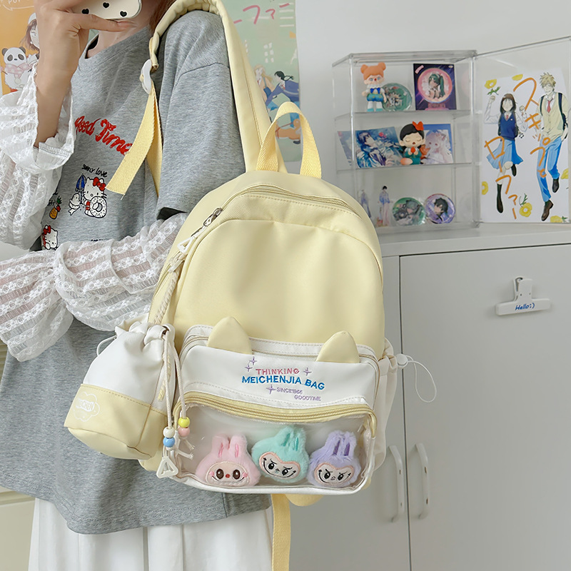 High appearance level soft girl backpack, cute little schoolbag on Instagram, Japanese-style Instagram, cute children's mini backpack for girls details Picture