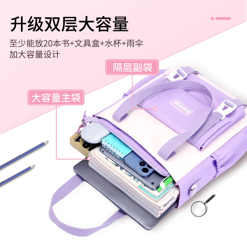 The 2023 new British-style backpack for both boys and girls is a lightweight and anti-slip portable schoolbag for primary school students from grades one to six Specification drawing