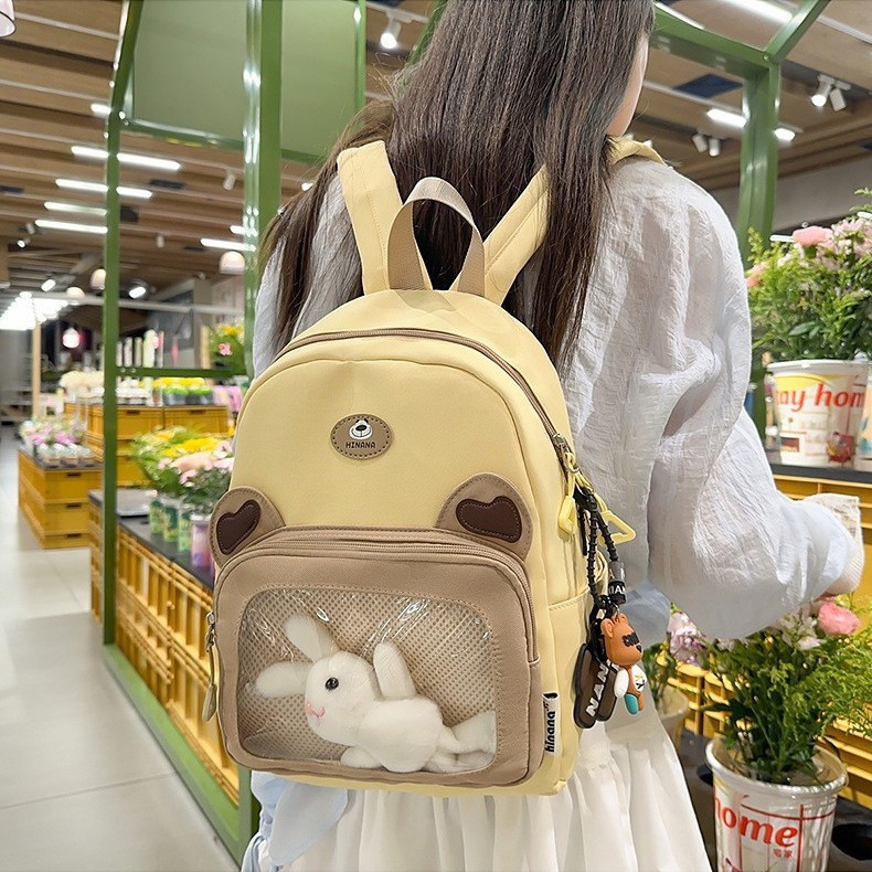 Cute cartoon girl mini backpack 2025 Summer New high appearance level children's travel and study small backpack full figure
