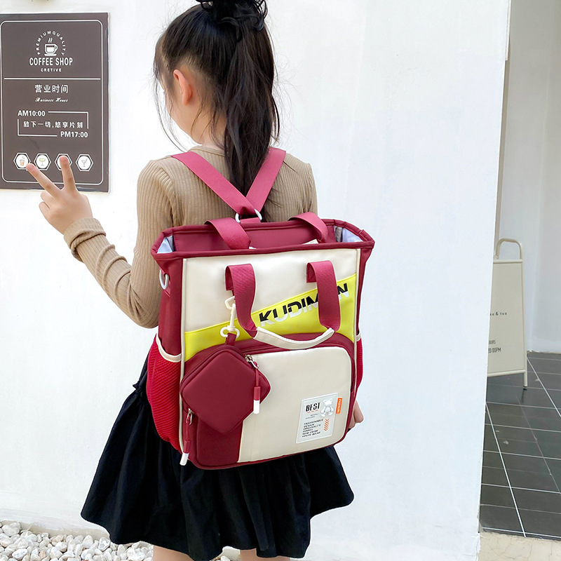 Children's after-school tutoring book bags, primary school students' after-school tutoring bags, portable hand-held homework bags, large-capacity art storage file bags details Picture