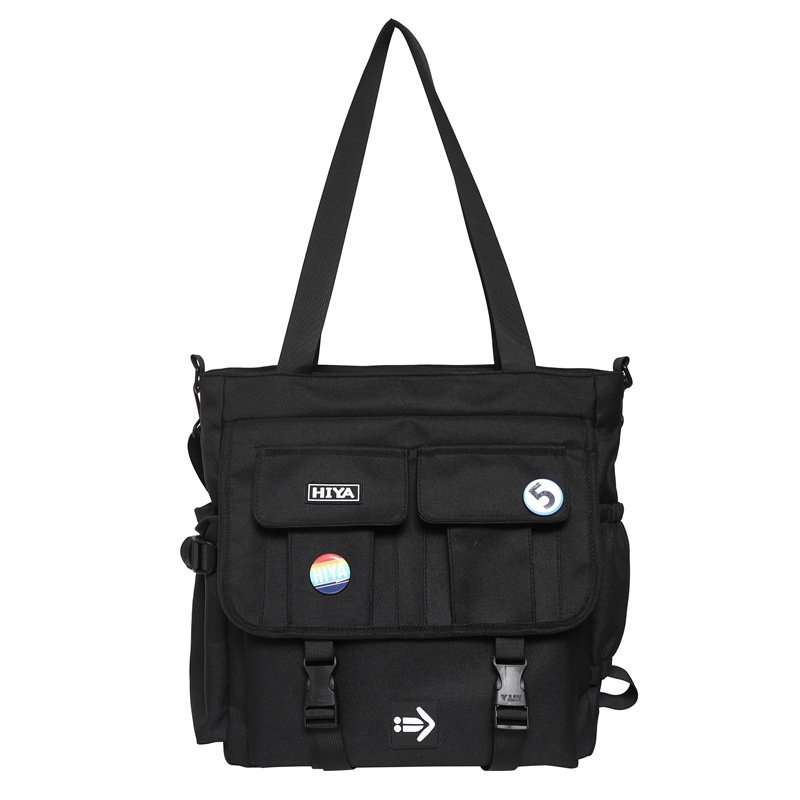 Japanese multi-compartment single-shoulder bag, large-capacity crossbody bag, 2025 new style simple and casual backpack, fashionable after-school bag Item Picture