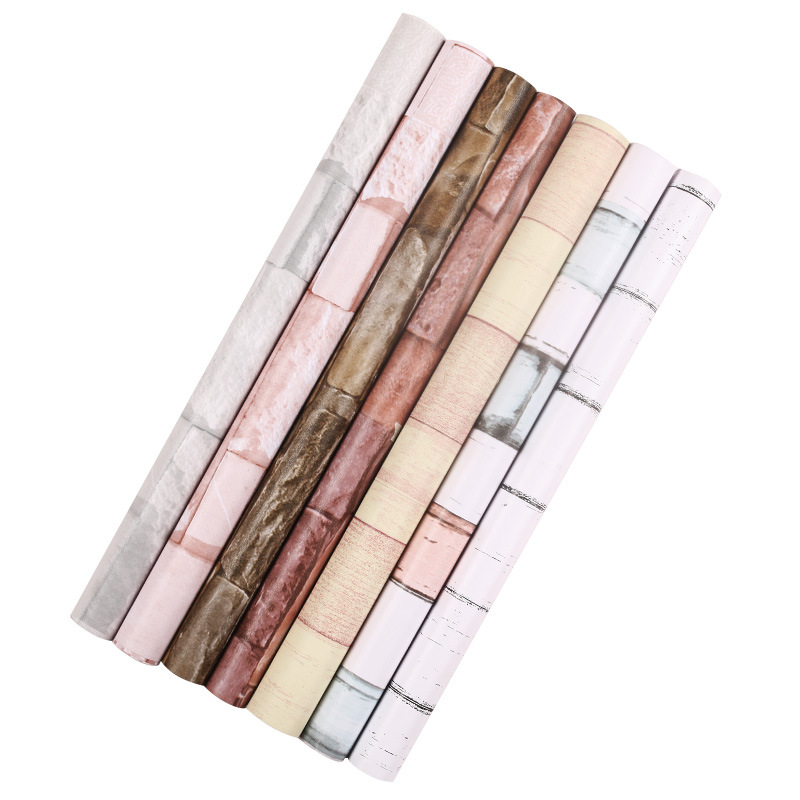 Self-adhesive 3d three-dimensional wallpaper for student dormitory renovation, wardrobe and TV background decoration, self-adhesive waterproof and moisture-proof wallpaper Item Picture