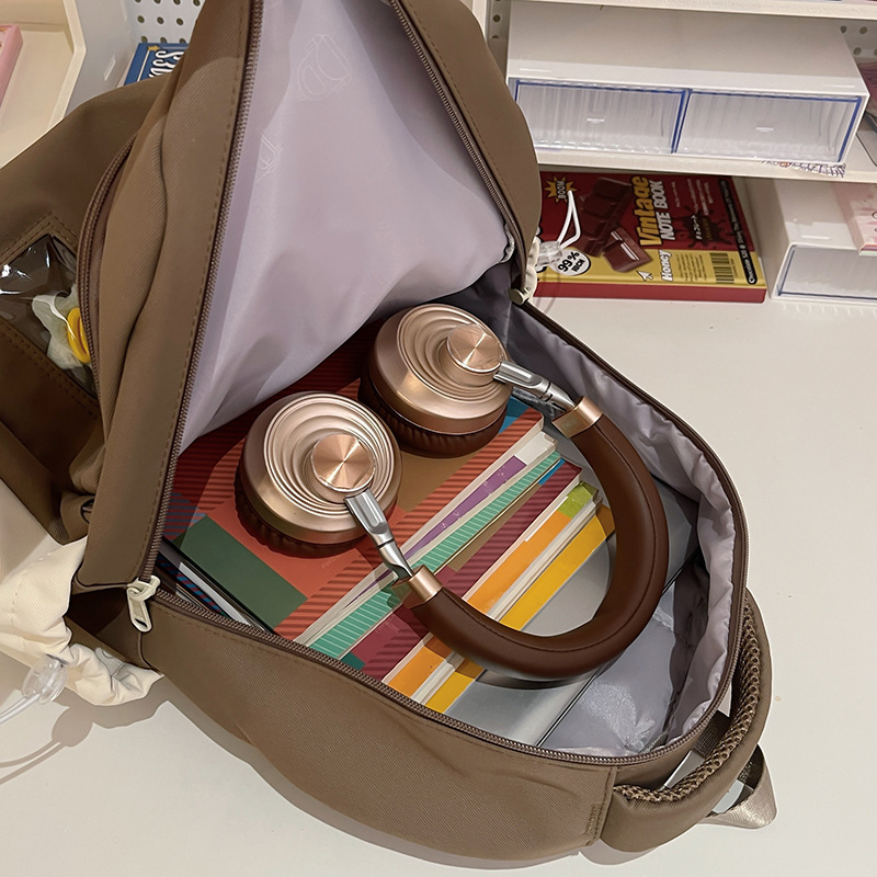 High appearance level soft girl backpack, small ins mini bag, two-piece backpack for female college students' spring outing Application Scenario