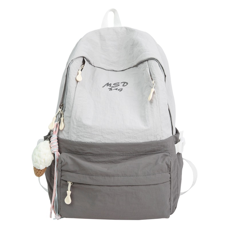 A new high-appearance-level, fresh and sweet color-blocking backpack from Forest-themed ins, a lightweight travel backpack for junior and senior high school students Item Picture