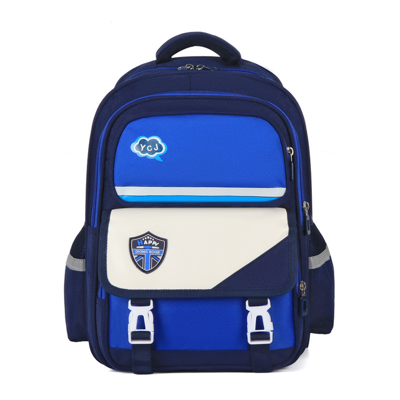 New 2023 primary school backpack for grades 1 to 6: Lightweight, load-reducing, back-protecting, large-capacity double-shoulder backpack for boys and girls full figure
